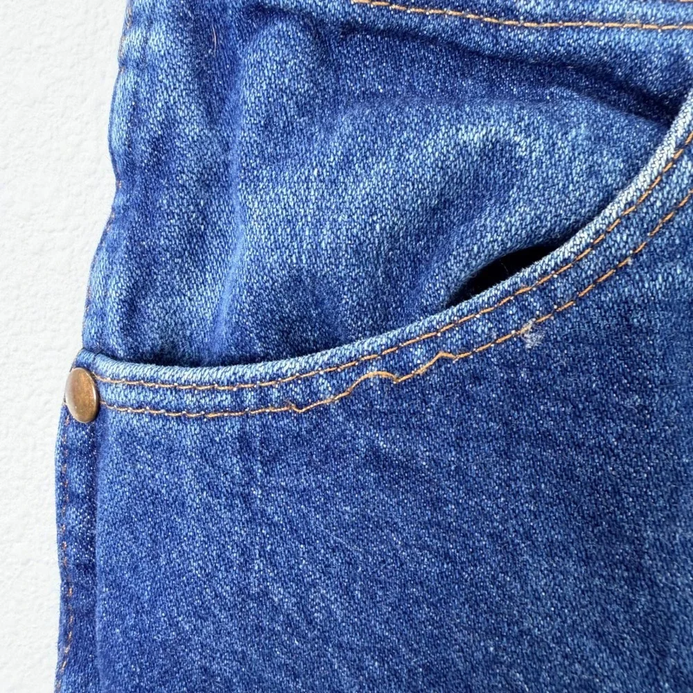 Wrangler 936PWD Cowboy Cut Slim Fit Jeans Men 32x32 Blue Rigid Denim 100% Cotton
